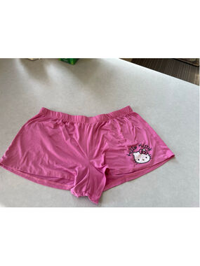 Women's Hello Kitty by Sanrio Pink Pajama Shorts L